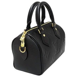 Louis Vuitton LOUIS VUITTON Bag Monogram Empreinte Women's Handbag Shoulder 2way Speedy Bandouliere 20 Noir M58953 Black Compact