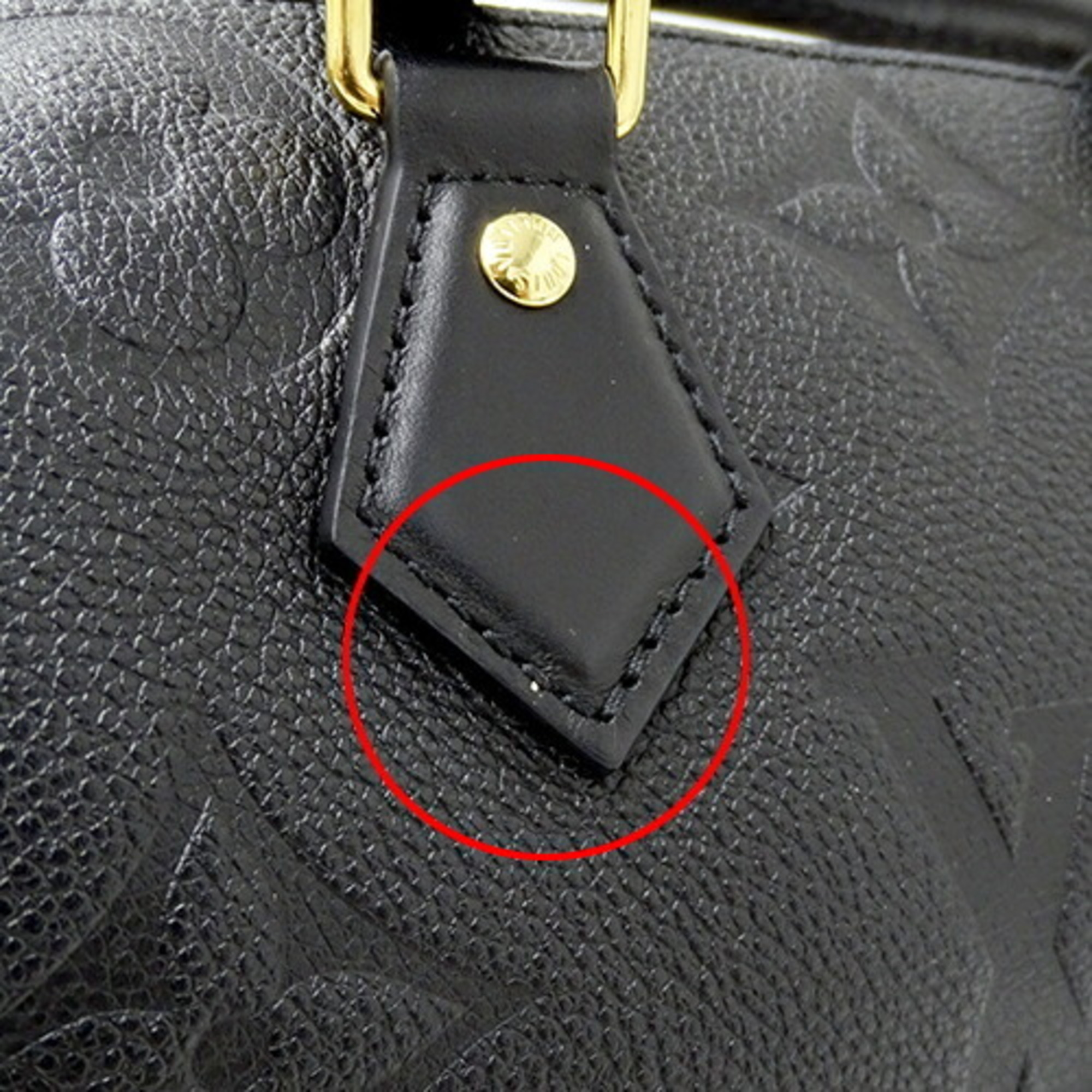 Louis Vuitton LOUIS VUITTON Bag Monogram Empreinte Women's Handbag Shoulder 2way Speedy Bandouliere 20 Noir M58953 Black Compact