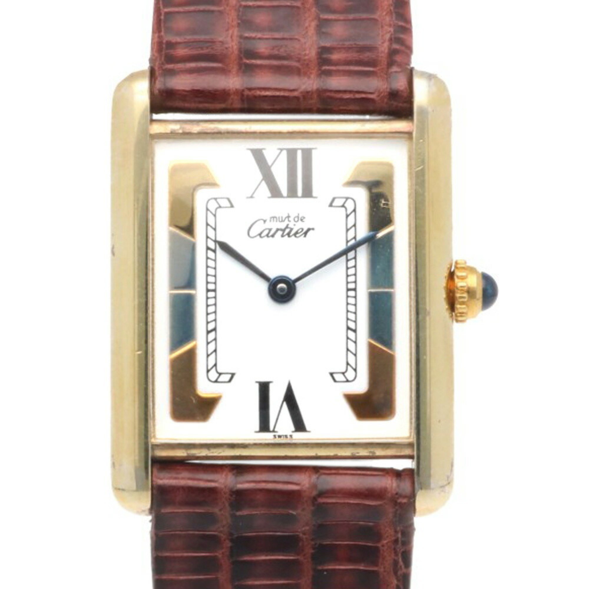 Cartier Tank Must Watch GP 103897 Quartz Ladies CARTIER