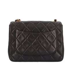 Chanel Matelasse Shoulder Bag Lambskin Black Women's CHANEL Chain