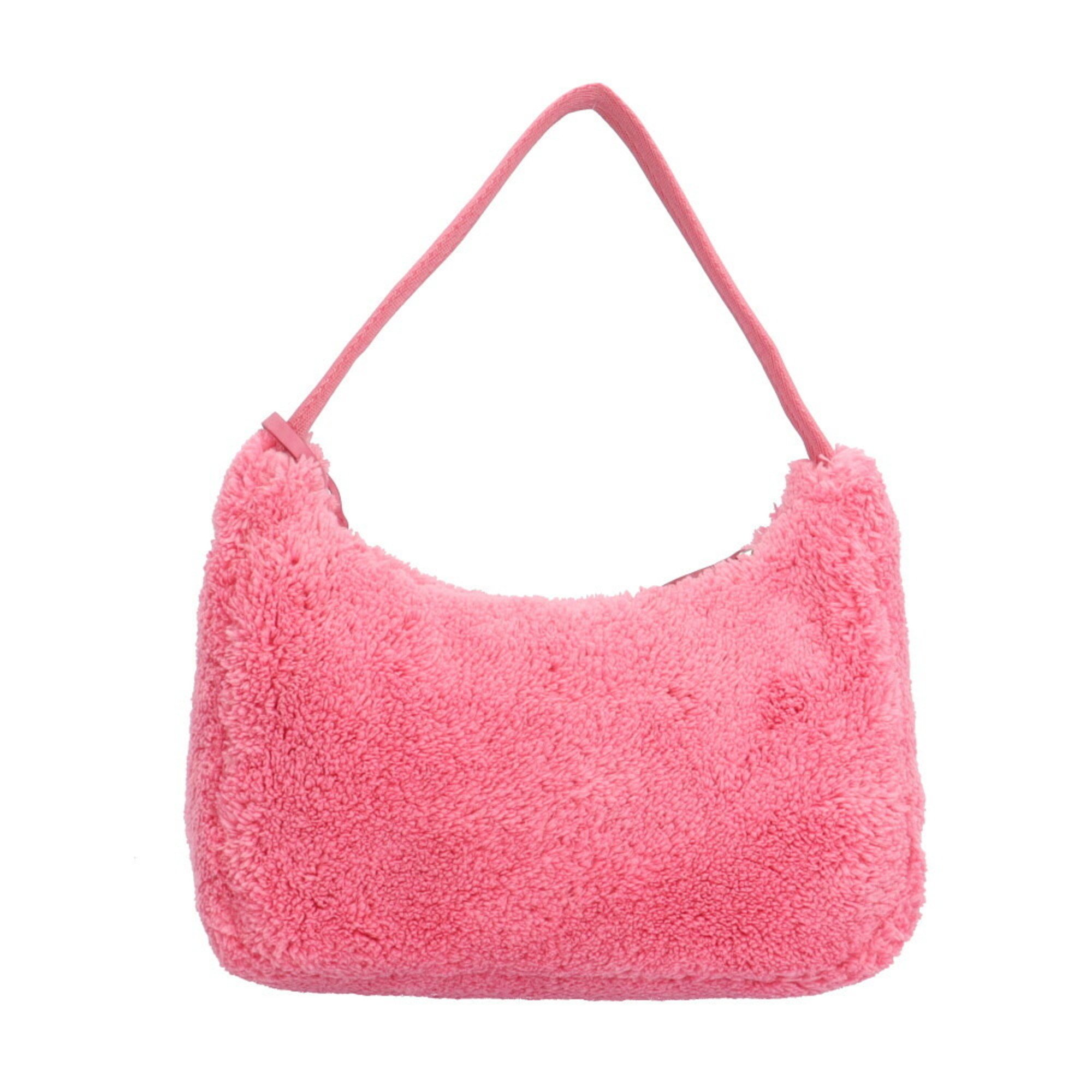 Prada Re-Edition 2000 Terry Bag Handbag Fabric 1NE515 Pink Women's PRADA