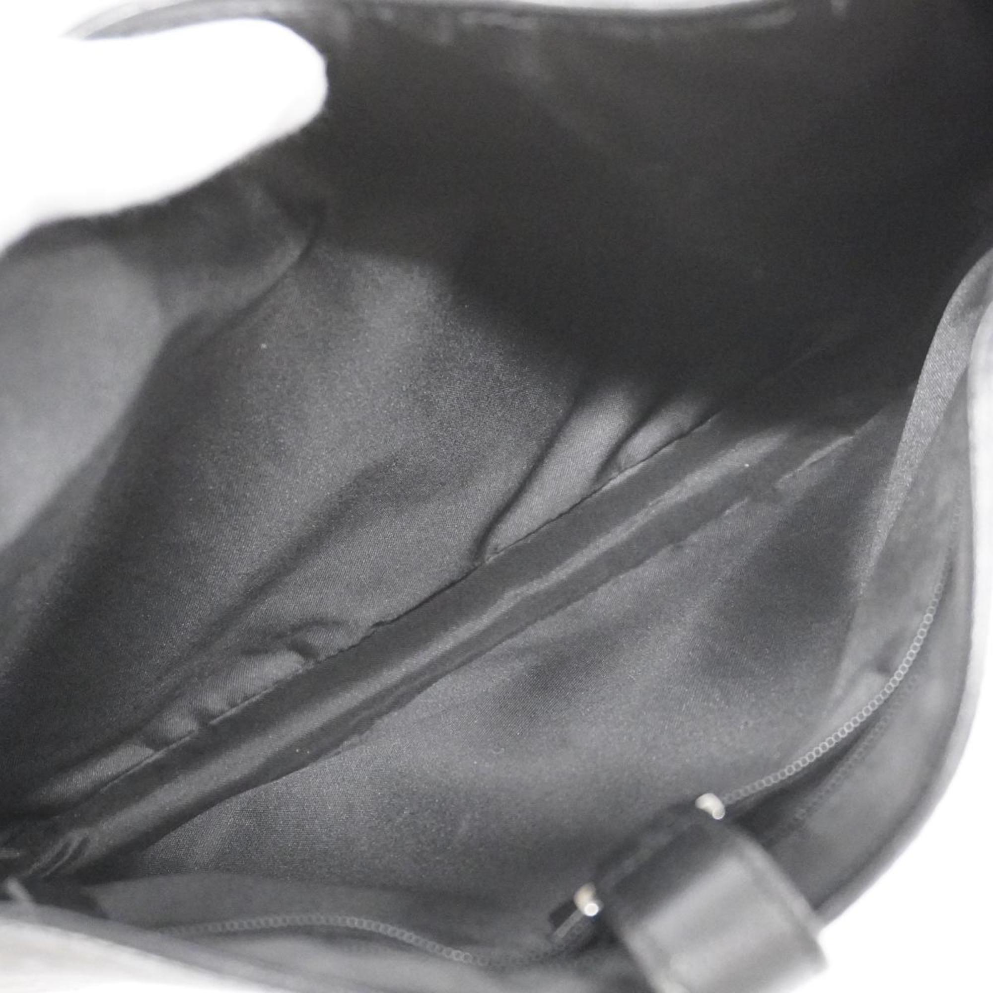 Gucci Shoulder Bag GG Canvas Jackie 001 3306 Leather Gray Black Women's