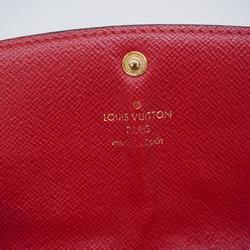 Louis Vuitton Long Wallet Damier Portefeuille Emily N63544 Rouge Ladies