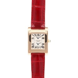 Cartier Tank Abyss 2 Time Zone Watch 18K 2594 Hand-wound Men's CARTIER Manufacturer's Finished