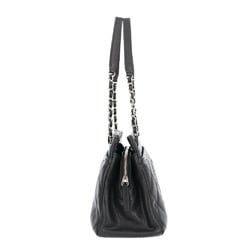 Chanel Matelasse Tote Bag Caviar Skin Black Women's CHANEL Chain