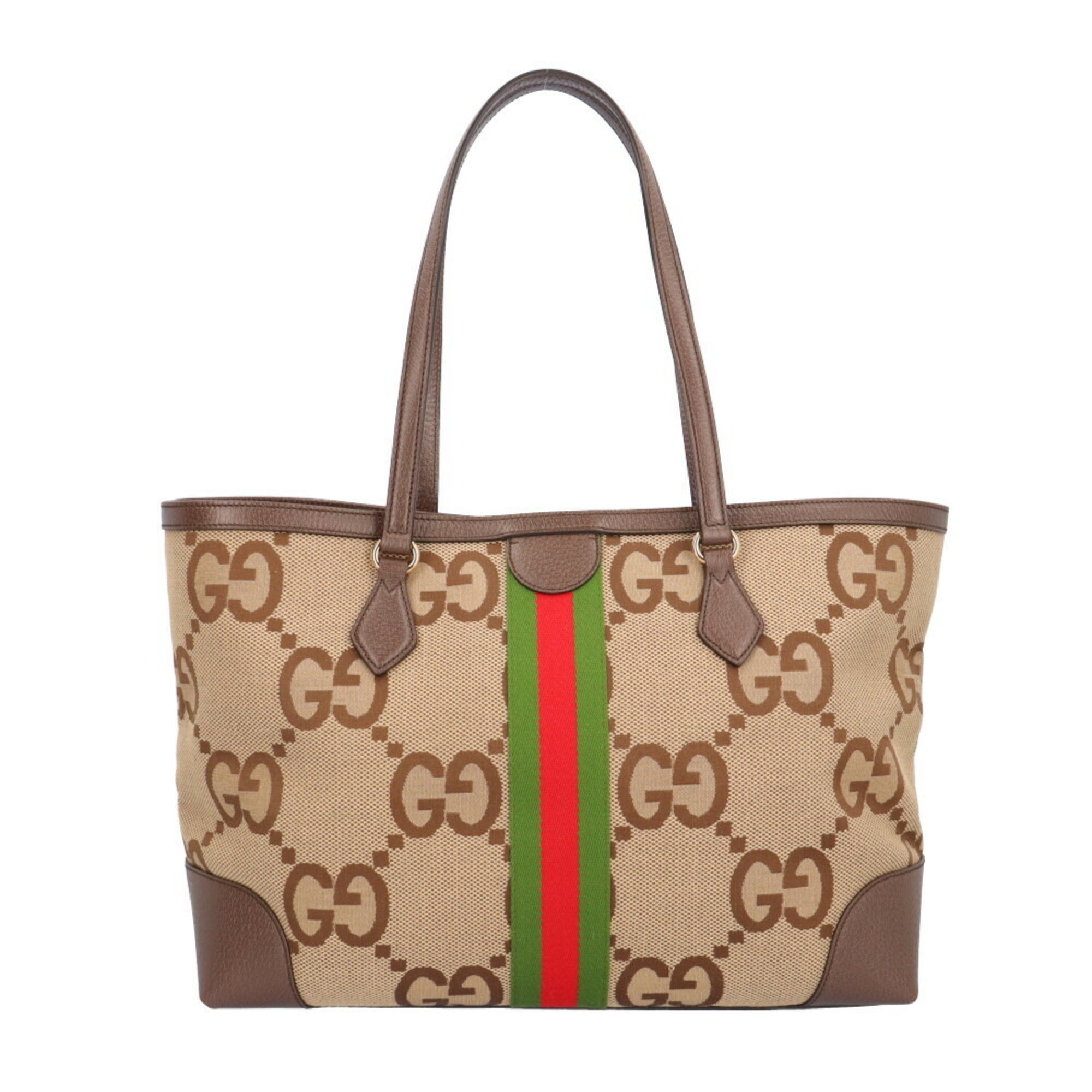 Gucci Jumbo GG Ophidia Tote Bag Canvas 631685 498879 Beige Women's GUCCI