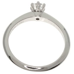 Tiffany Solitaire Knife Edge Diamond Ring, Platinum PT950, Women's, TIFFANY&Co.