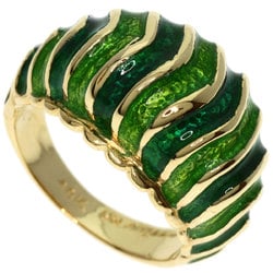 Tiffany & Co. enamel ring, 18k yellow gold, ladies' TIFFANY