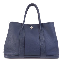 Hermes Garden TPM Blue Handbag Calfskin Women's HERMES