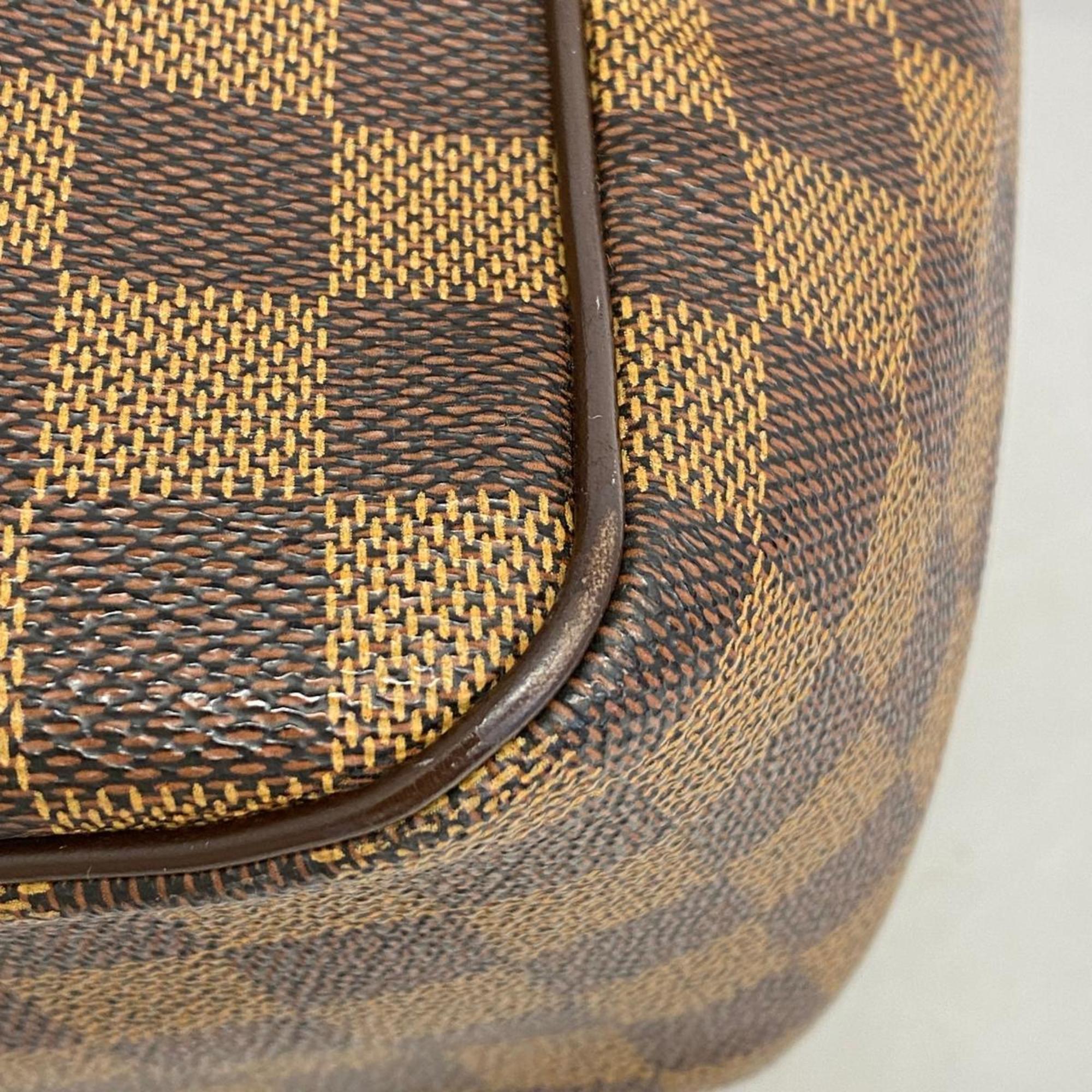 Louis Vuitton Shoulder Bag Damier Olaf MM N41441 Ebene Women's