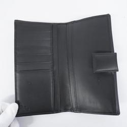 Gucci Long Wallet 143389 Leather Black Men's Women's