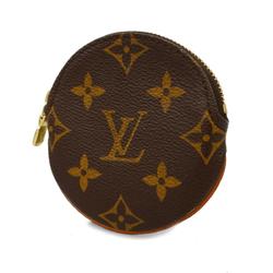 Louis Vuitton Wallet/Coin Case Monogram Porte Monnaie Long M61926 Brown Men's Women's