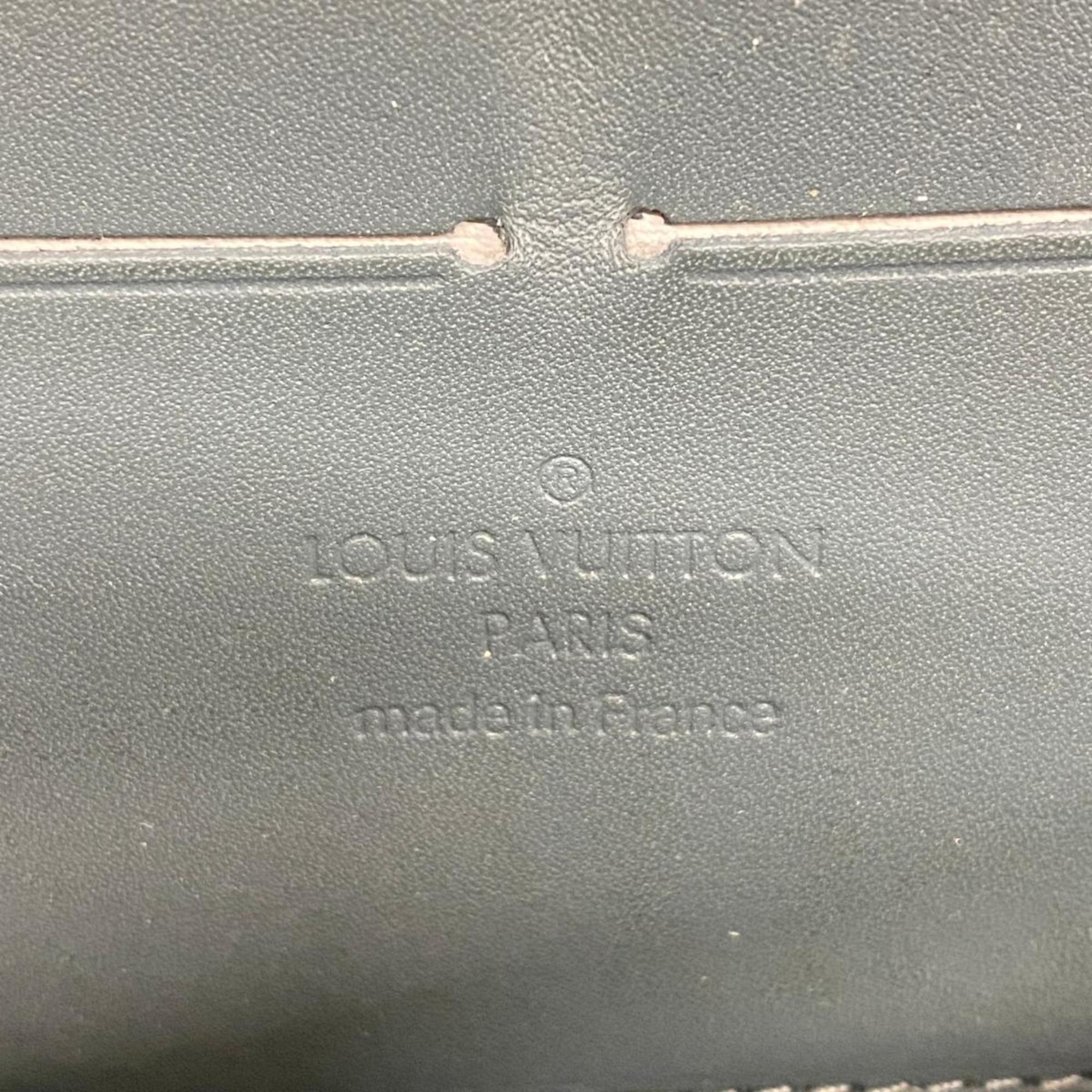 Louis Vuitton Long Wallet Vernis Zippy M91565 Seavel Men's Women's
