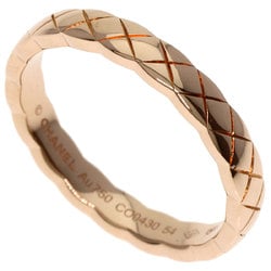 CHANEL Coco Crush #54 Ring, 18K Pink Gold, Women's,