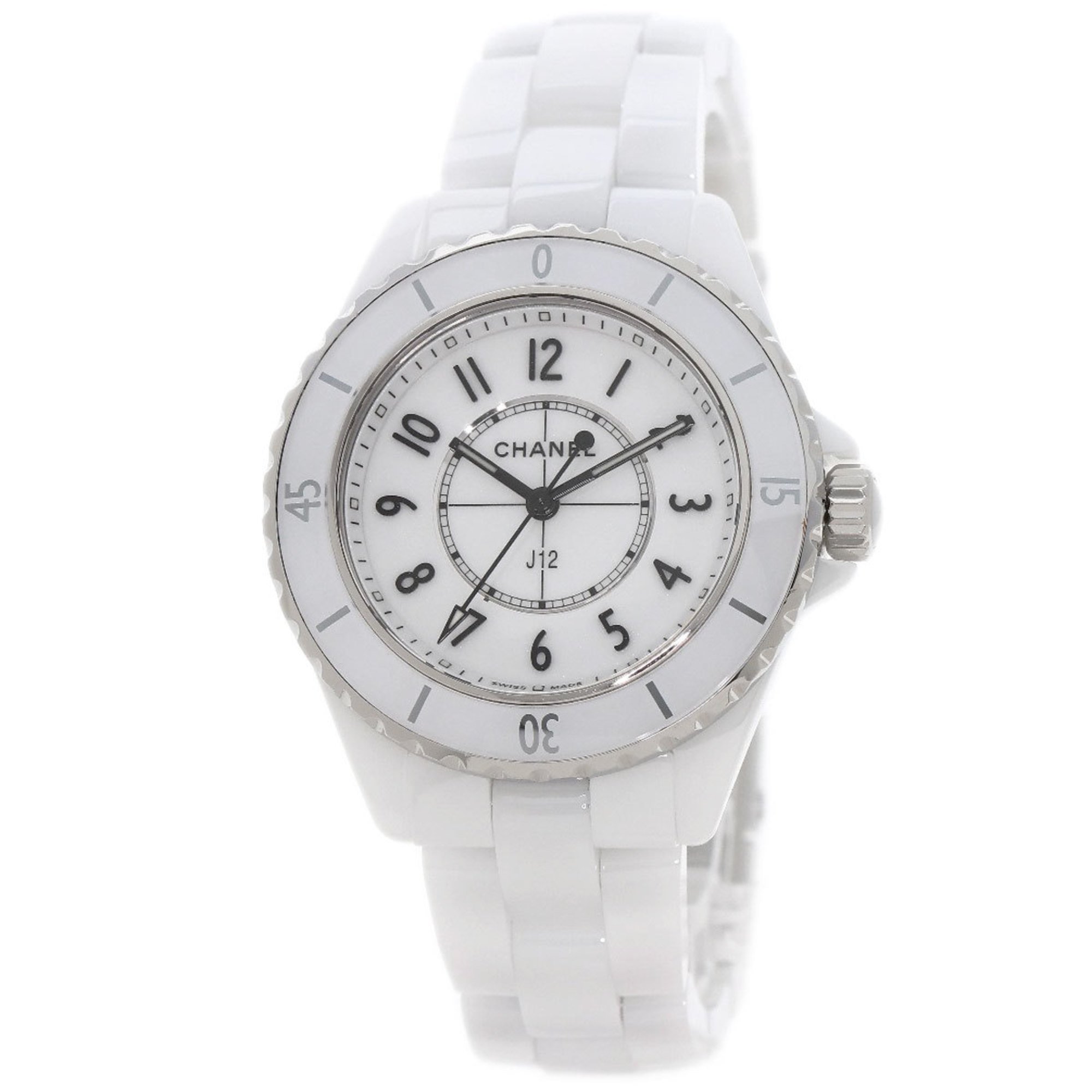 Chanel H5698 Caliber 12.2 J12 33mm Current Model Wristwatch Ceramic/Ceramic Ladies CHANEL