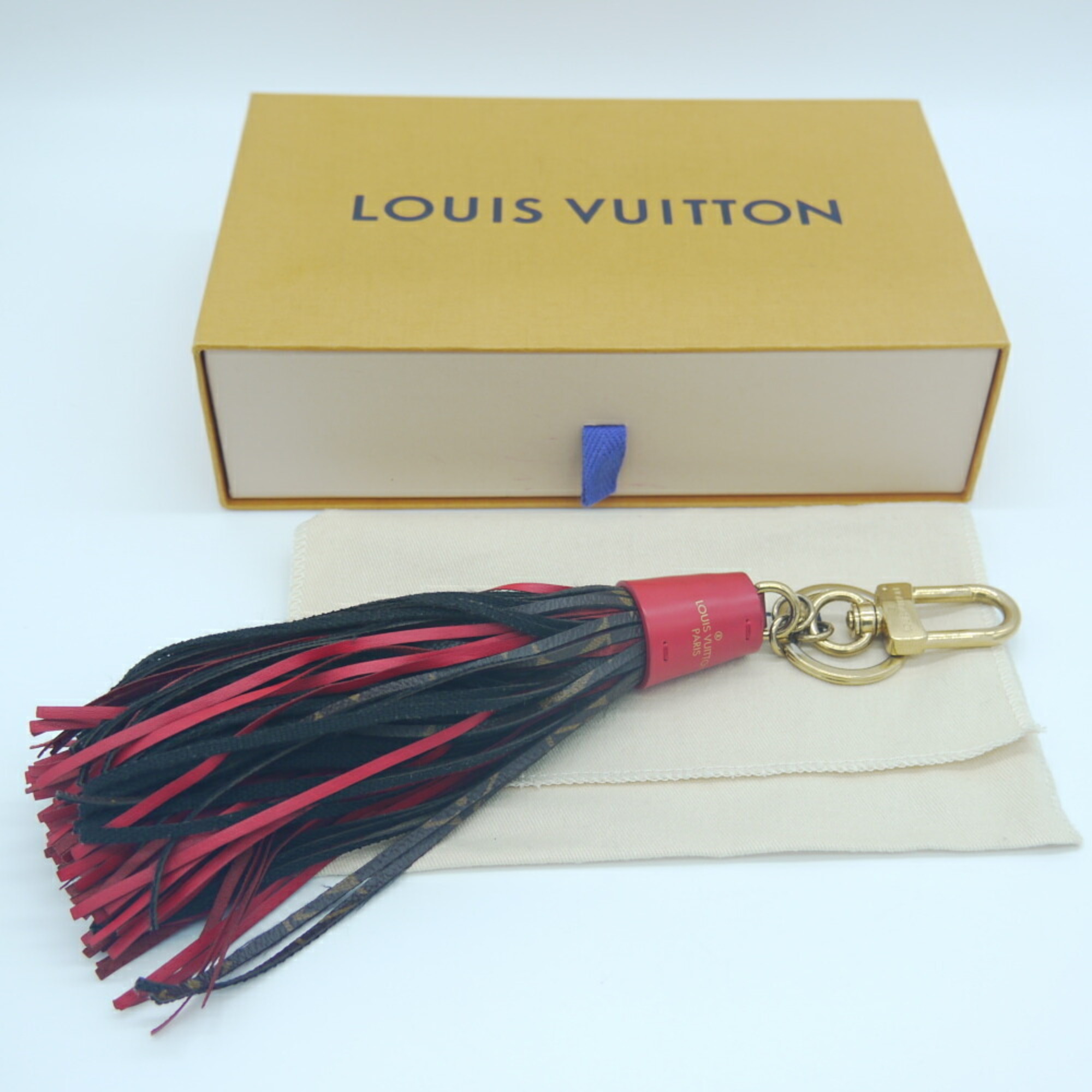 LOUIS VUITTON Louis Vuitton Monogram Tassel Bag Charm M78616 Keychain