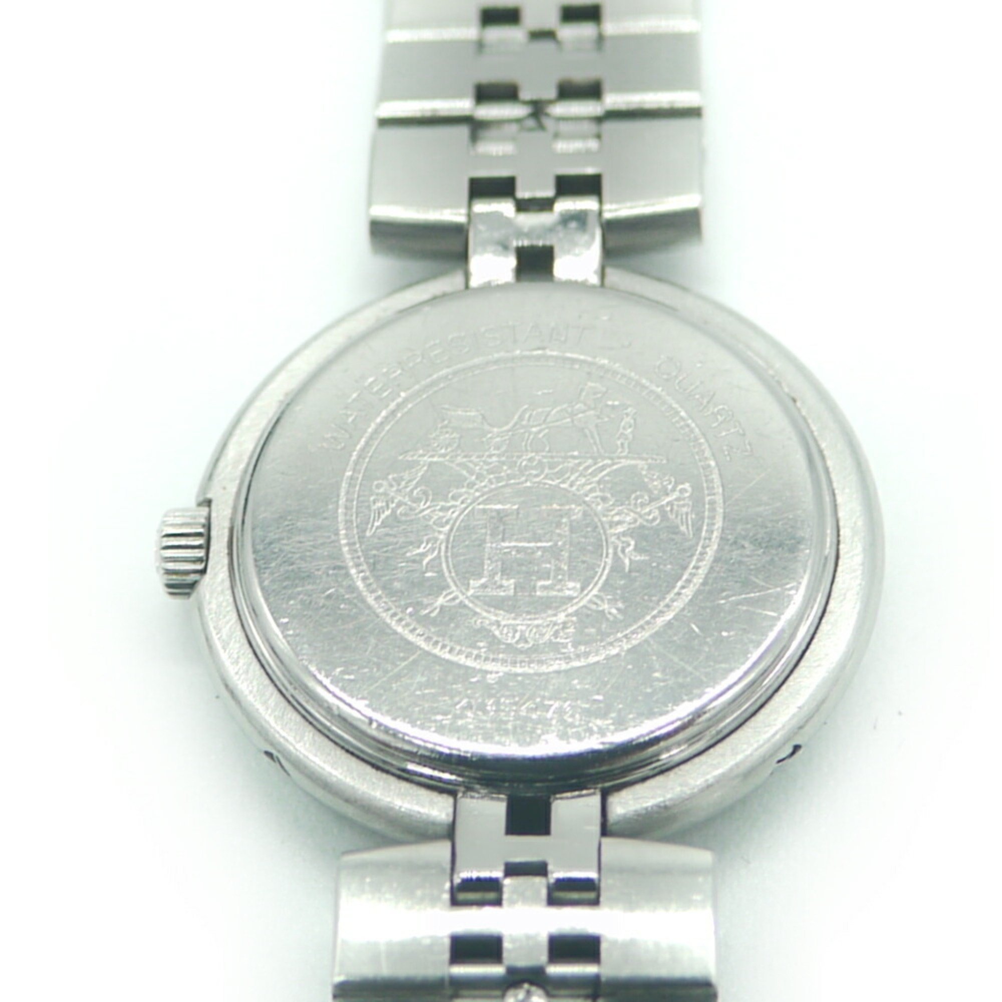 HERMES Profile Wristwatch Quartz White Dial Ladies Watch
