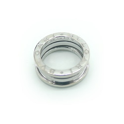 BVLGARI B-ZERO1 2-band ring, K18WG, white gold, size 9