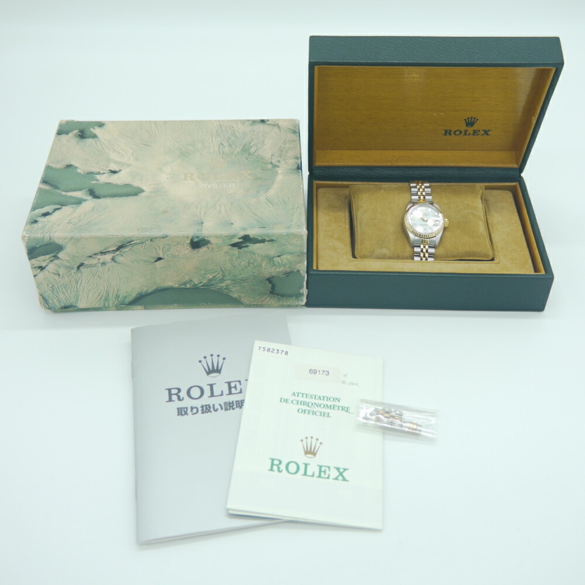 ROLEX Rolex Datejust 69173 T-series Automatic Roman Numerals White Dial Ladies Watch