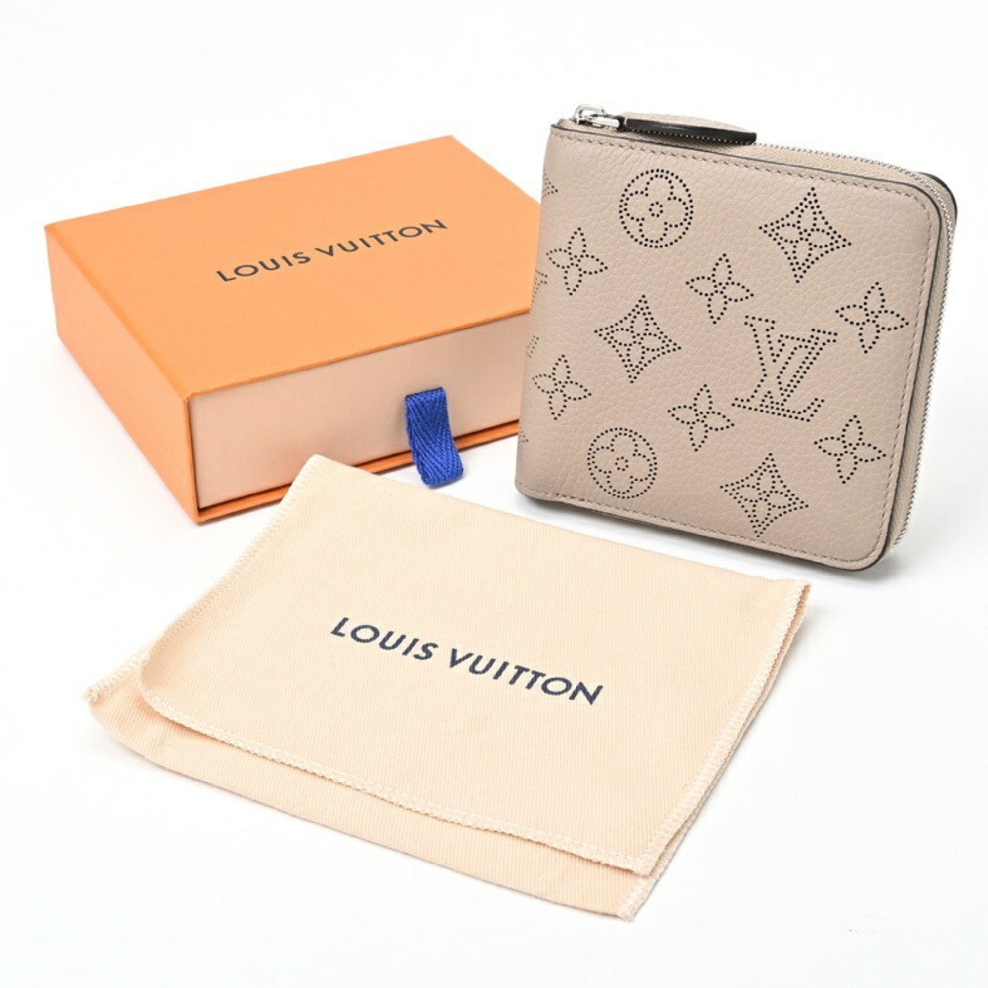Louis Vuitton Zippy Compact Wallet M81558 Mahina Galle (Greige) S-155735