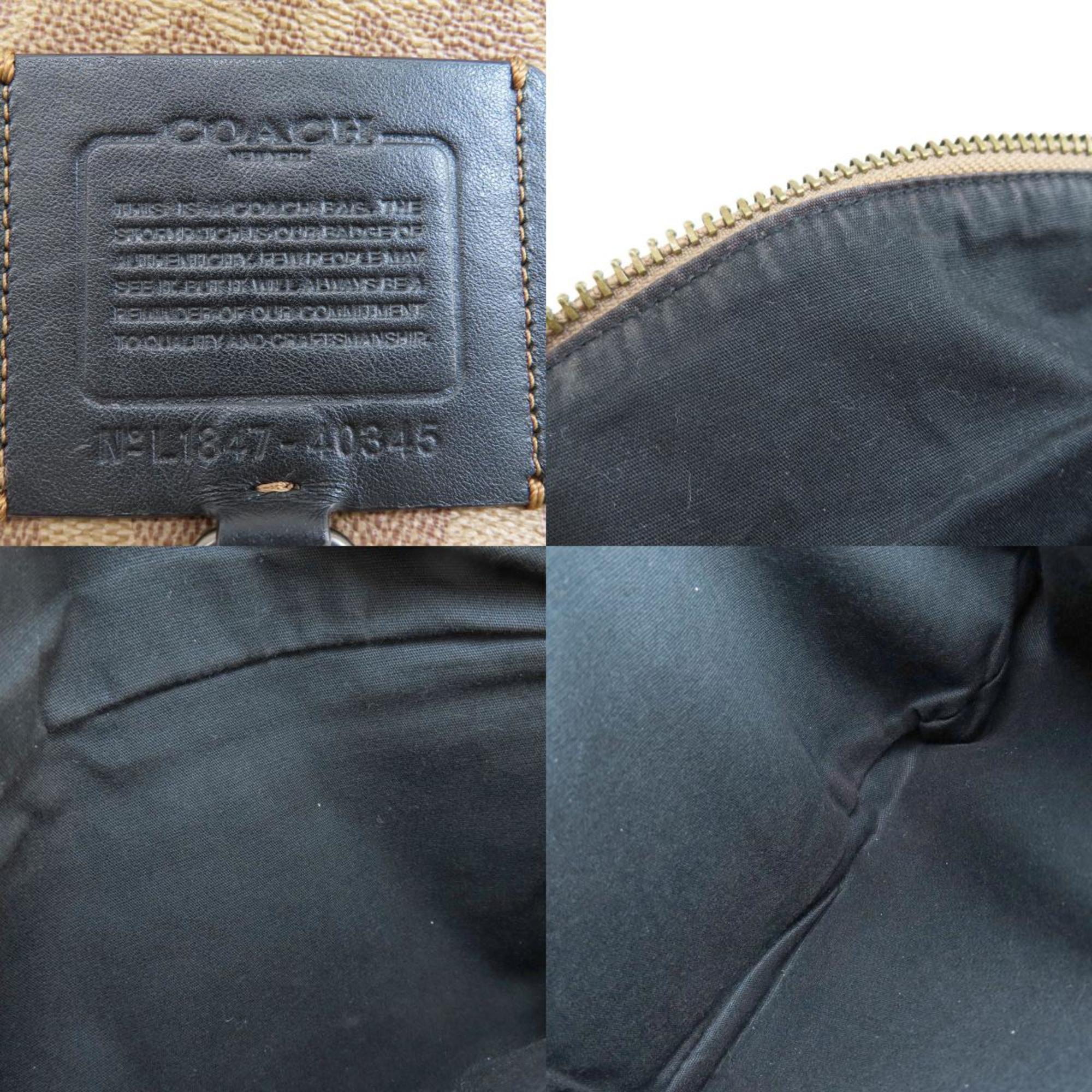 Coach 40345 Signature Body Bag PVC/Leather Women's COACH