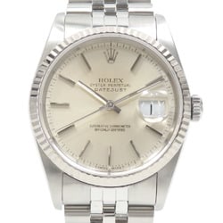 Rolex Datejust Men's 16234 Automatic E Series 1990-1991 SS WG Wristwatch White Gold