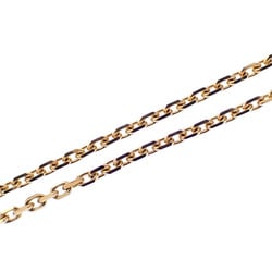 Van Cleef & Arpels Alhambra Necklace for Women, Onyx, K18YG, 5.2g, 750, 18K Yellow Gold, VCAR5800