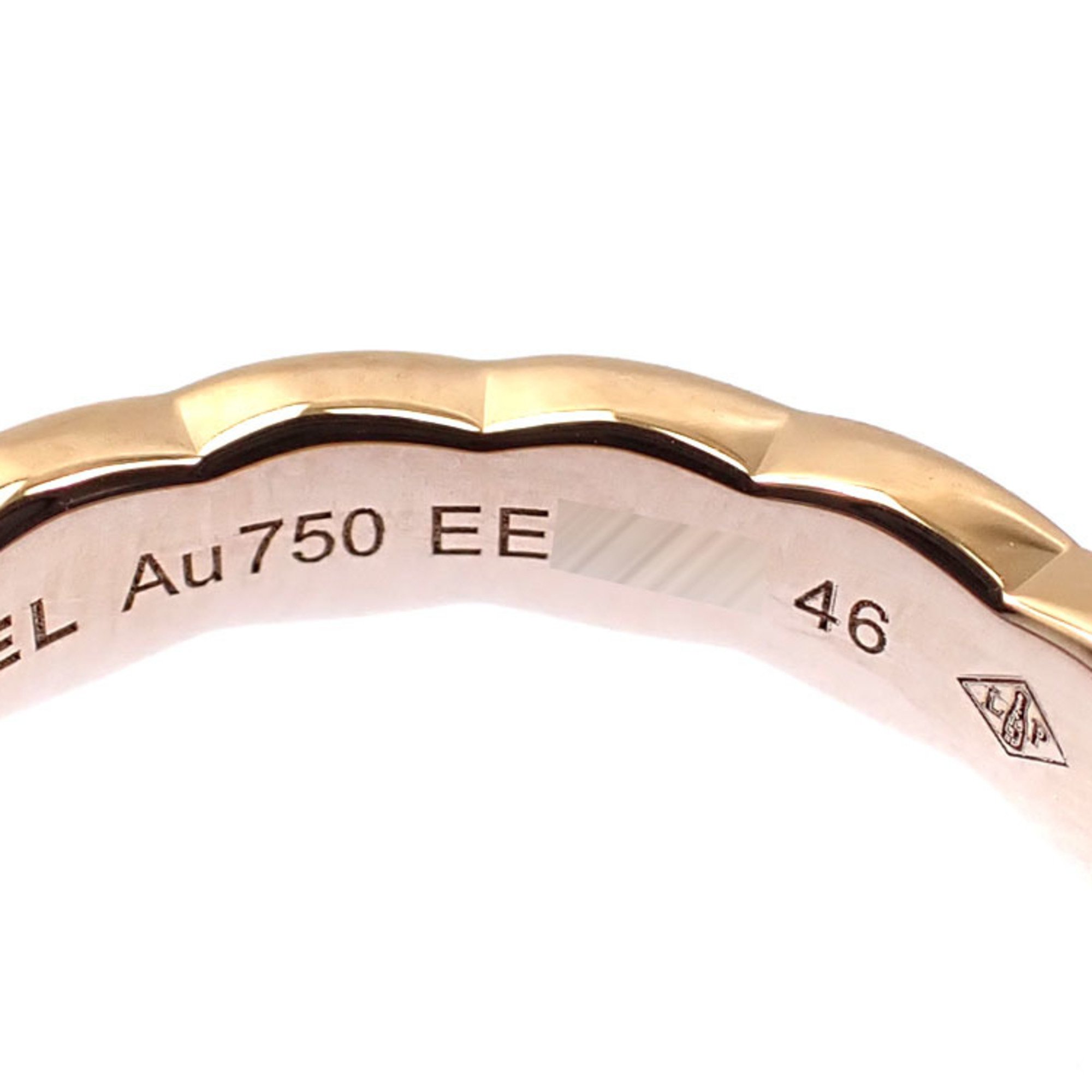 Chanel Coco Crush Ring for Women Diamond K18BG Size 5.5 #46 3.0g J11786 750 18K Beige Gold