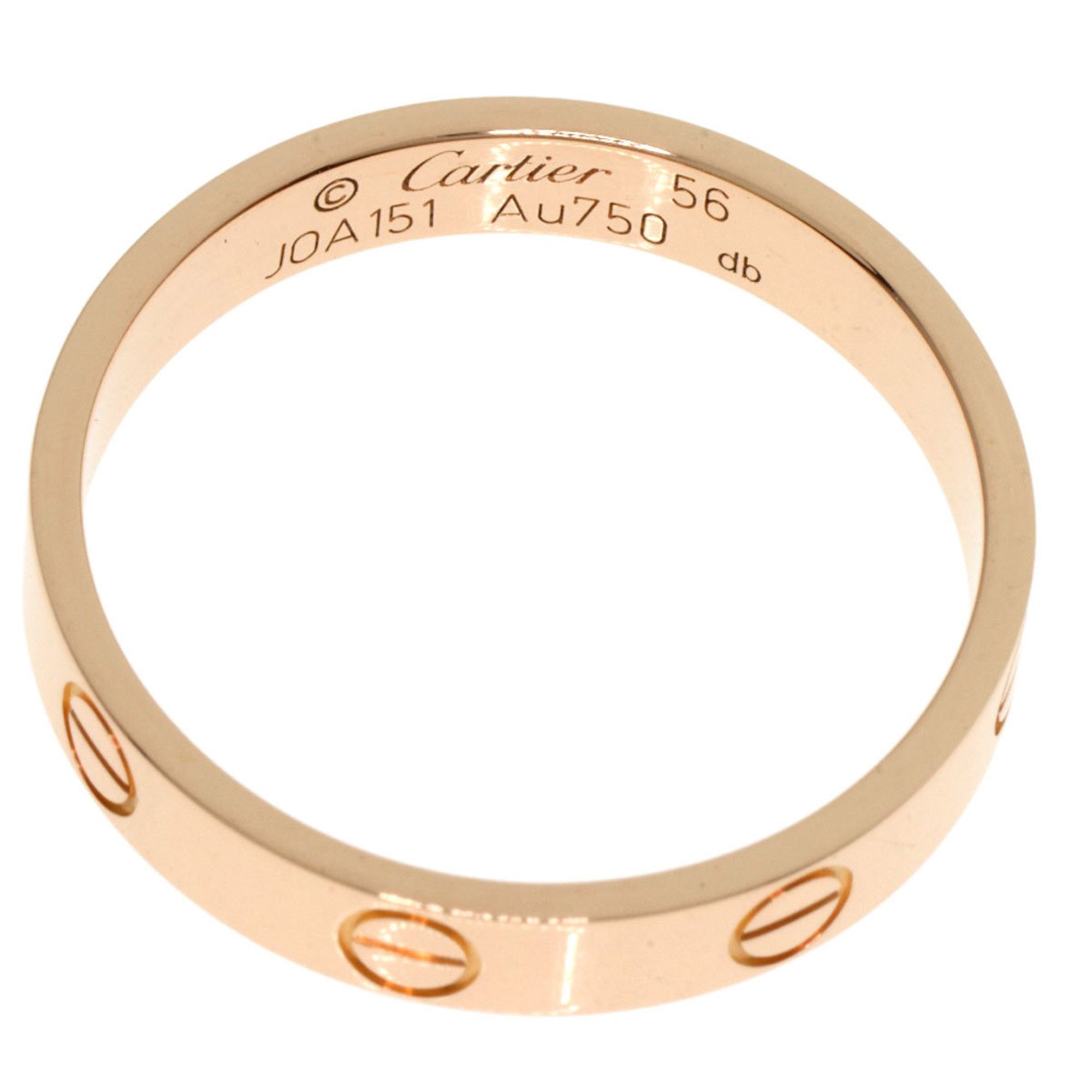 Cartier Love Ring #56 Ring, 18K Pink Gold, Women's, CARTIER