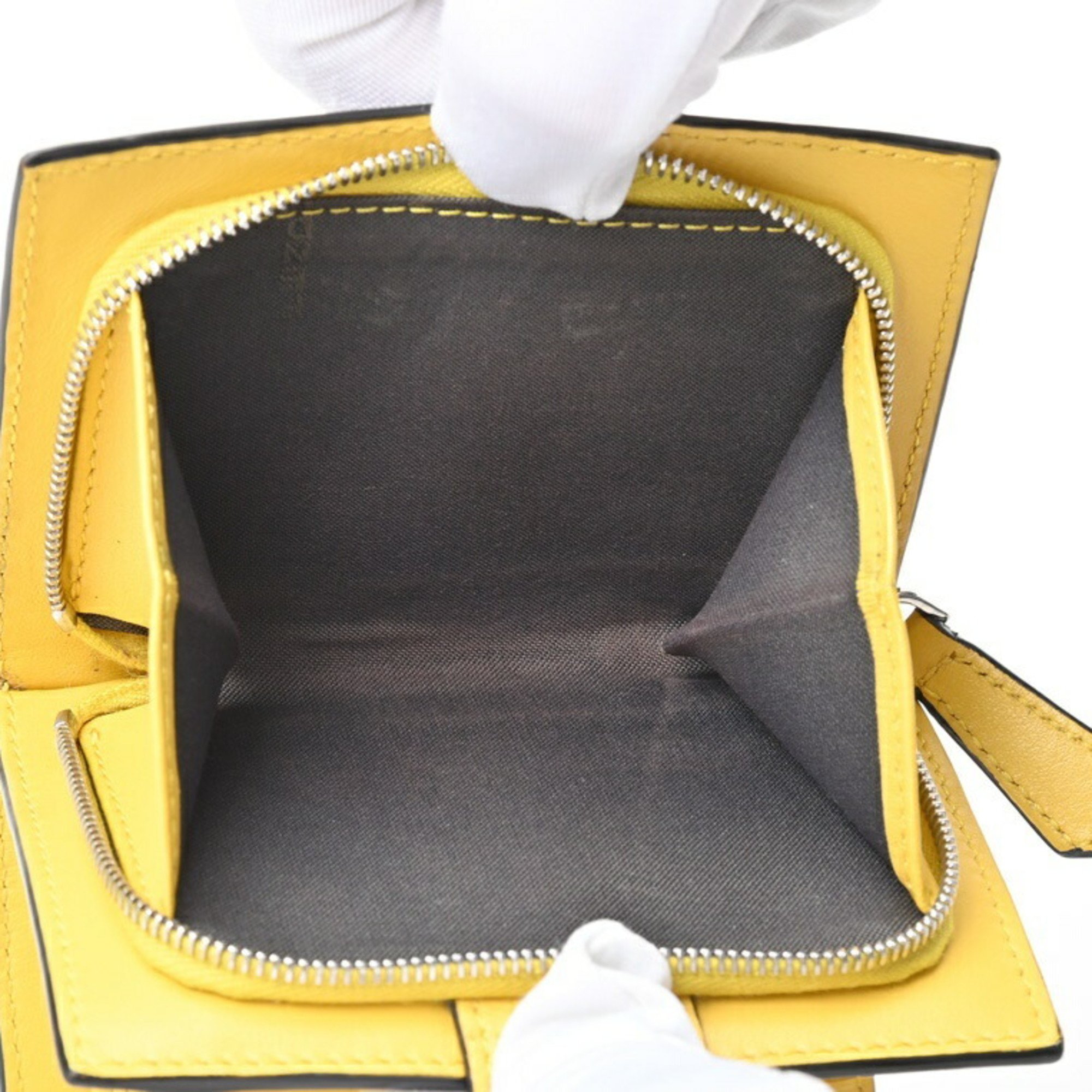 FENDI F is Fendi Bifold Wallet 8M0386AAIIF19DA Leather Yellow S-155741