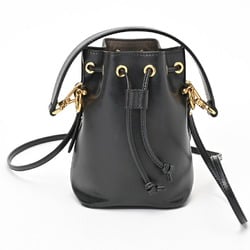 FENDI Mon Tresor Bag 8BS010 A0KK F0KUR Leather Black S-155700