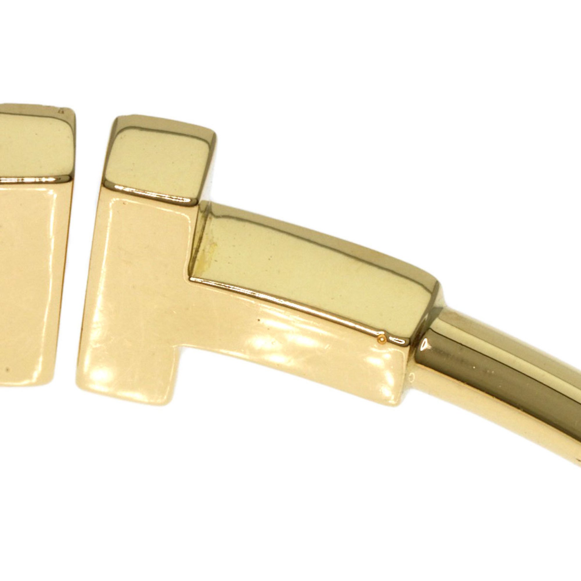 Tiffany T-wire bangle large size bracelet K18 yellow gold ladies TIFFANY&Co.