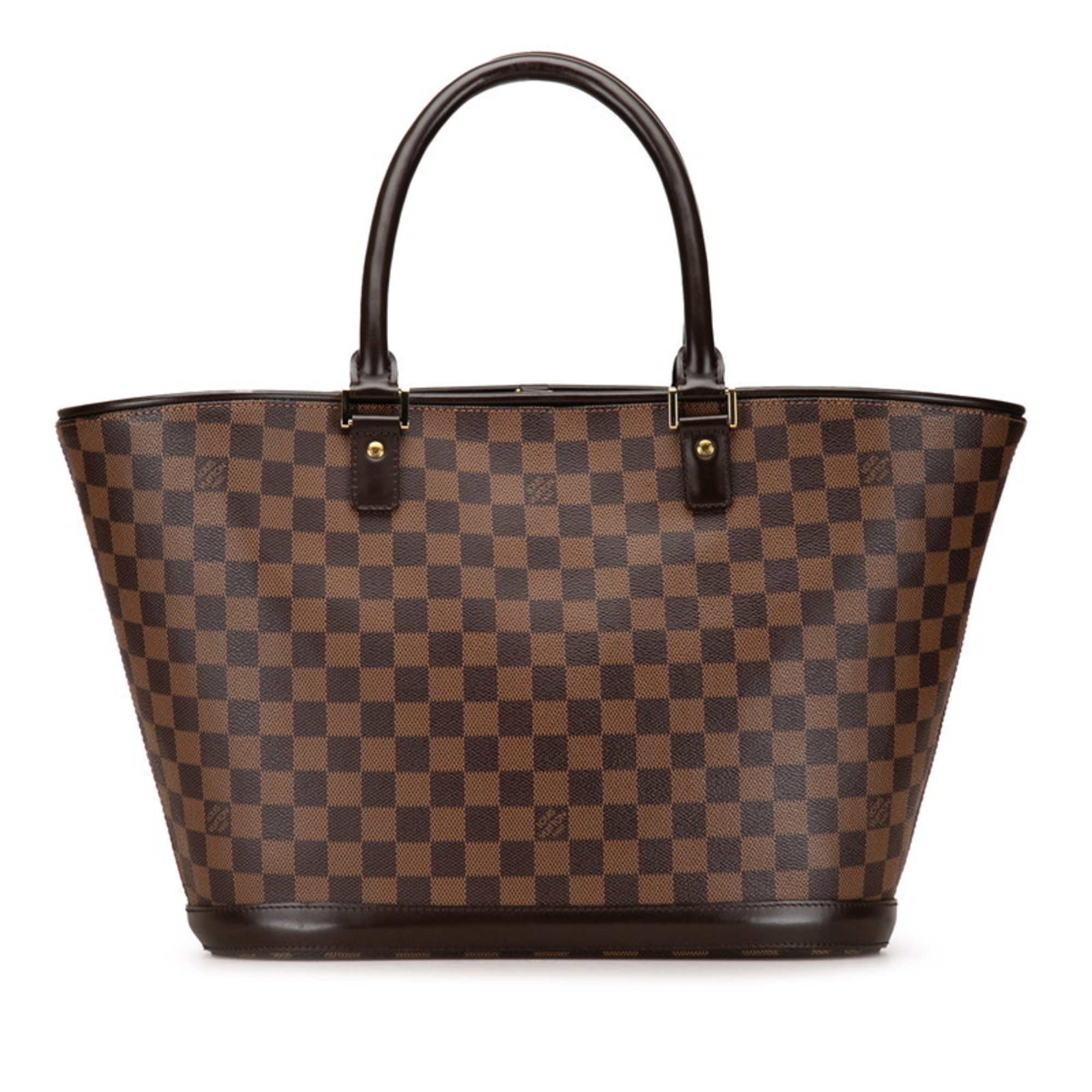 Louis Vuitton Damier Manosque GM Handbag Tote Bag N51120 Brown PVC Leather Women's LOUIS VUITTON