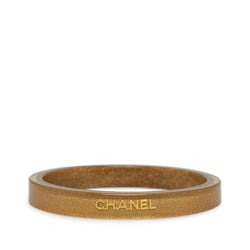 Chanel glitter clear bracelet bangle gold plastic ladies CHANEL
