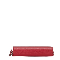 Saint Laurent YSL Bi-fold Wallet Compact GUE414661 Red Leather Women's SAINT LAURENT