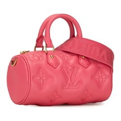 Louis Vuitton Monogram Papillon BB Handbag Chain Shoulder Bag M59826 Pink Calf Leather Women's LOUIS VUITTON