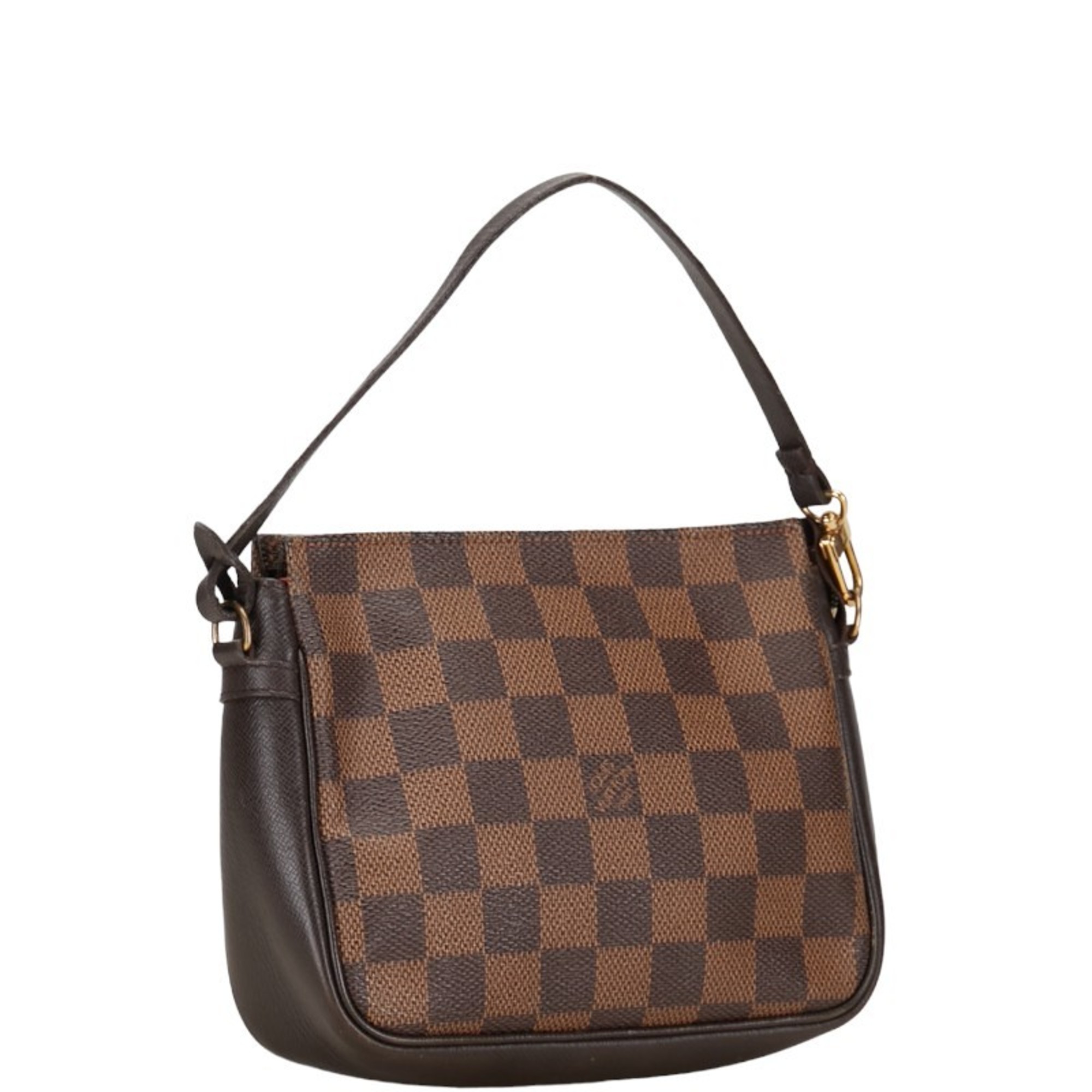 Louis Vuitton Damier Truth Makeup Pouch Shoulder Bag N51982 Brown PVC Leather Women's LOUIS VUITTON