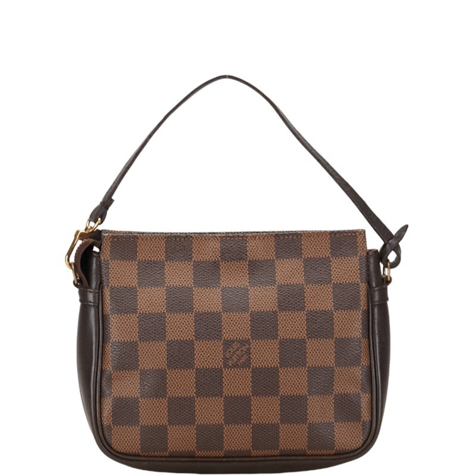 Louis Vuitton Damier Truth Makeup Pouch Shoulder Bag N51982 Brown PVC Leather Women's LOUIS VUITTON