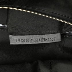 FENDI Karl Lagerfeld Backpack 7VZ016 Black Nylon Leather Men's
