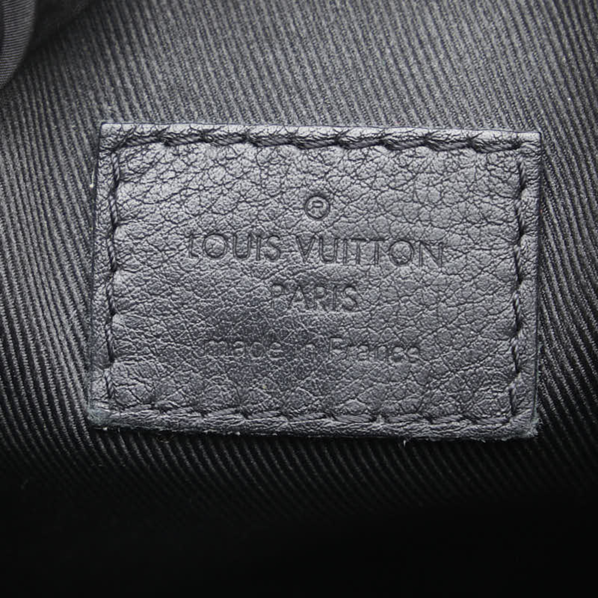 Louis Vuitton Monogram Shadow Noe Sling Shoulder Bag M82248 Black Leather Women's LOUIS VUITTON