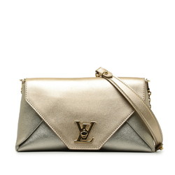 Louis Vuitton Love Note Chain Shoulder Bag M53069 Gold Calf Leather Women's LOUIS VUITTON
