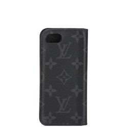 Louis Vuitton Monogram Eclipse Folio iPhone 7 Case M62640 Black PVC Women's LOUIS VUITTON