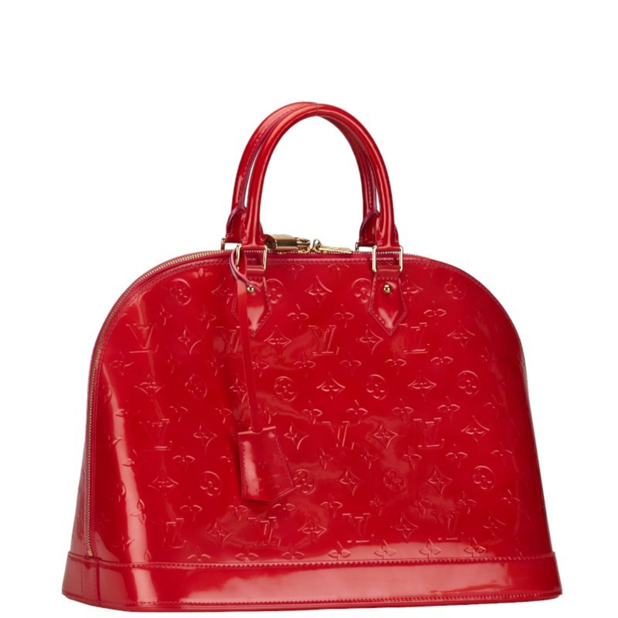 Louis Vuitton Monogram Vernis Alma GM Handbag M93596 Pomme d'Amour Enamel Women's LOUIS VUITTON