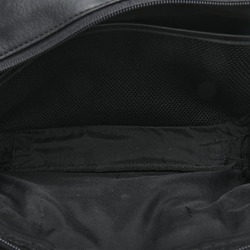 Fendi Monster Eye FANTASTIC FENDI Handbag Shoulder Bag 7V11 Black Leather Nylon Women's