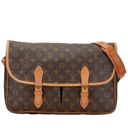 Louis Vuitton Monogram Gibessier GM Shoulder Bag M42249 Brown PVC Leather Women's LOUIS VUITTON