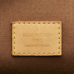 Louis Vuitton Monogram Lockit Horizontal Handbag Shoulder Bag M40104 Brown PVC Leather Women's LOUIS VUITTON