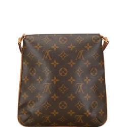 Louis Vuitton Monogram Musette Salsa Short Shoulder Bag M51258 Brown PVC Leather Women's LOUIS VUITTON