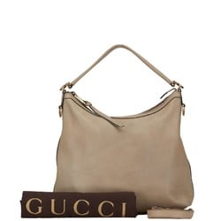 Gucci Interlocking G Handbag Shoulder Bag 326514 Beige Leather Women's GUCCI