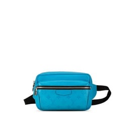 Louis Vuitton Taiga Rama Bum Bag Body Waist M30459 Blue Leather Women's LOUIS VUITTON