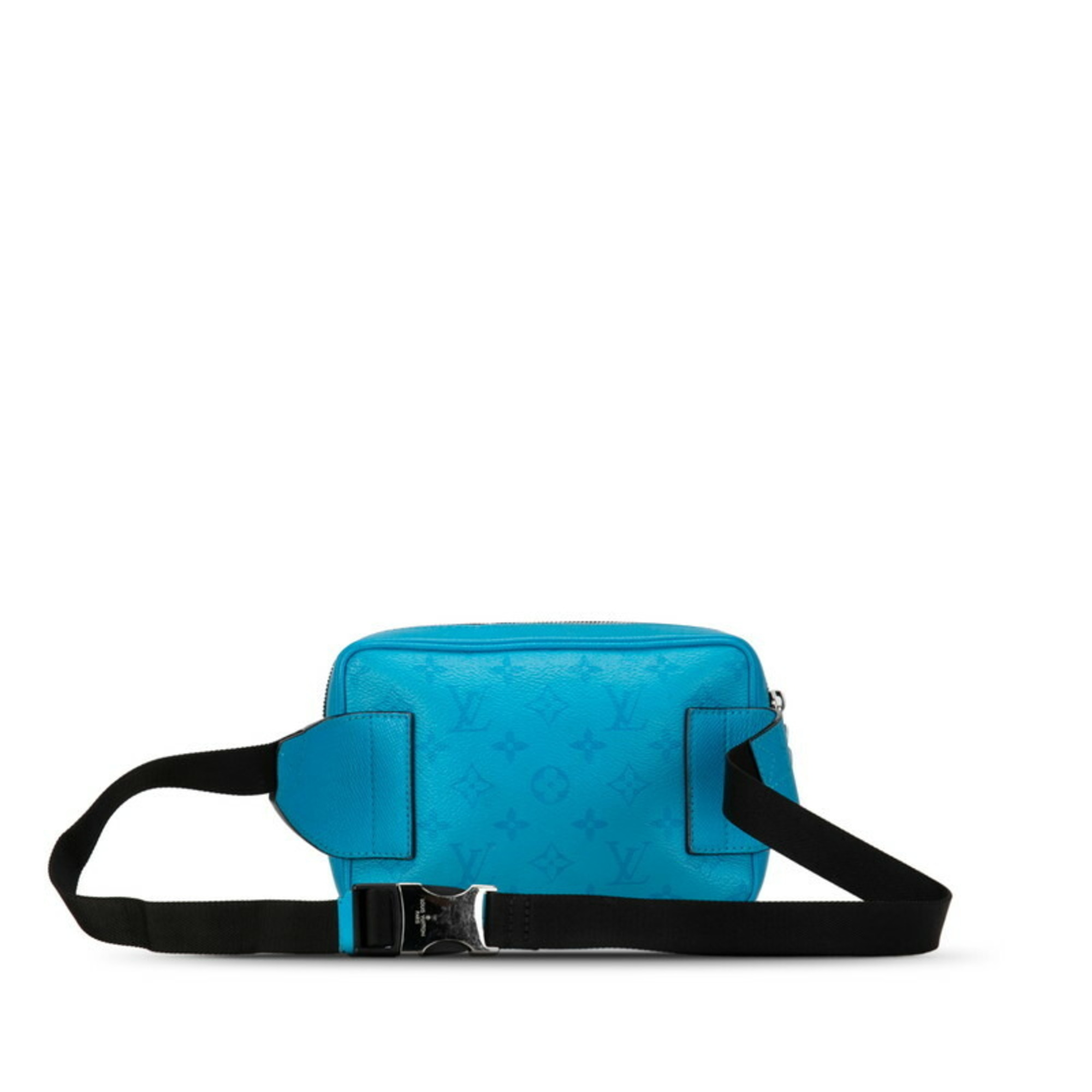 Louis Vuitton Taiga Rama Bum Bag Body Waist M30459 Blue Leather Women's LOUIS VUITTON